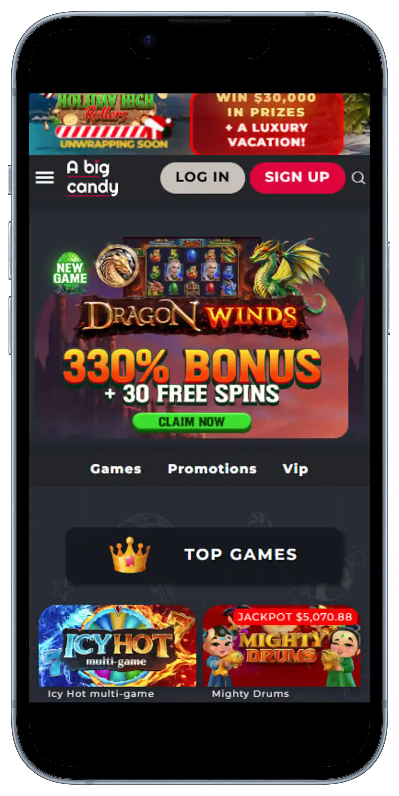 A Big Candy Mobile Version